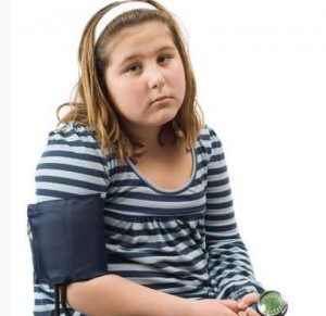 High BP common in overweight kids